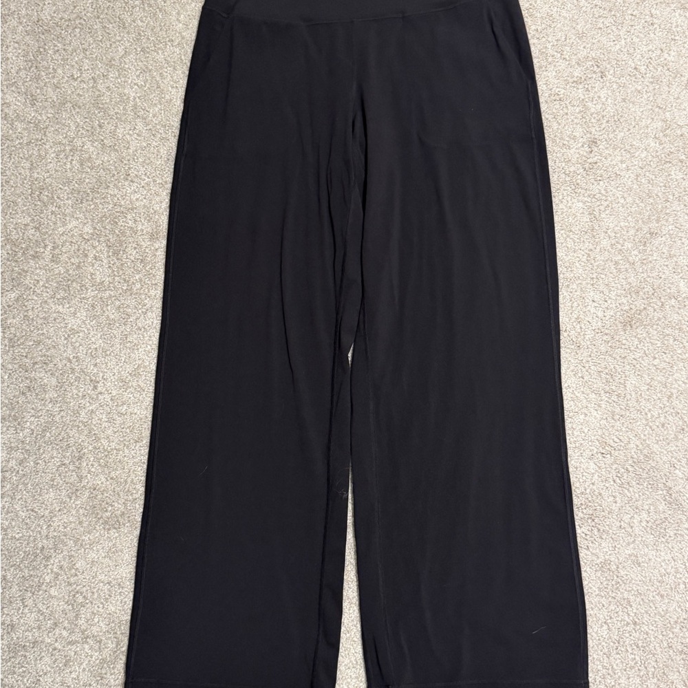 Lululemon Athletica Classic Black Wide-Leg Trousers
